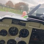 a new purpose, the cockpit of a small plane